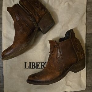 Liberty Women's Brown Leather Boots